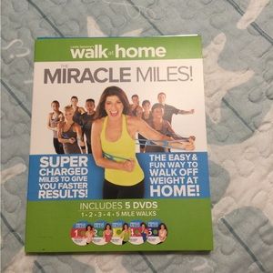 Leslie Sansone Miracle Mile Walk at Home 5 dvds.